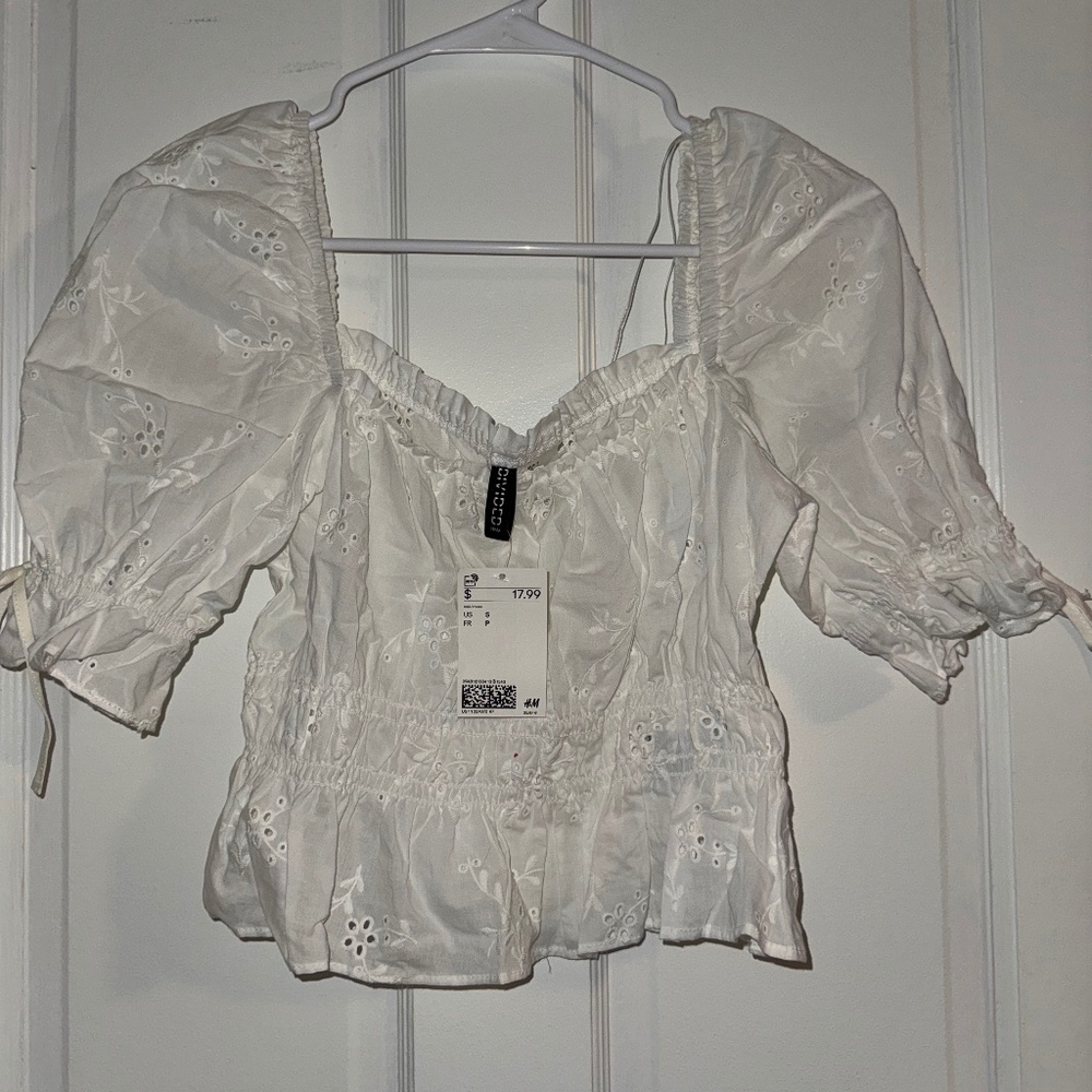 White spring blouse
